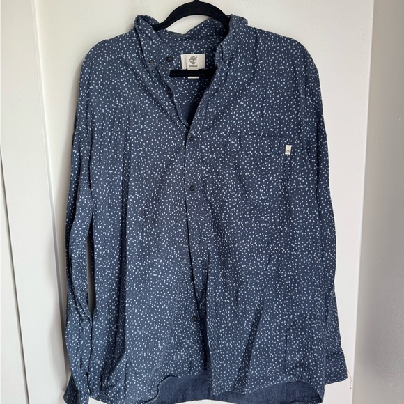 Timberland polka dot button down Shirt - Picture 1 of 7